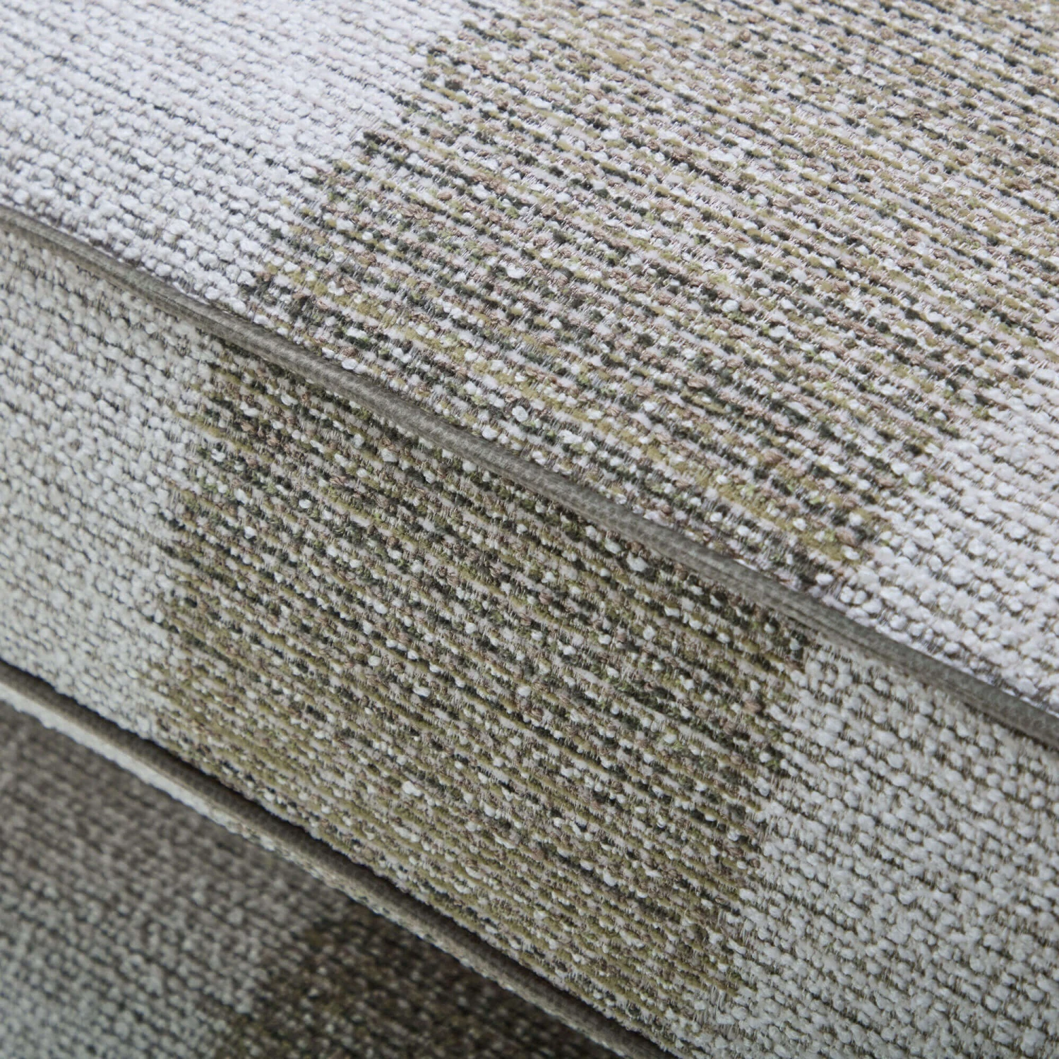 Parker Knoll Harlow Stripe Moss Green Fabric Snuggler Sofa 6 Parker Knoll Harlow Stripe Moss Green Fabric Snuggler Sofa - Image 6