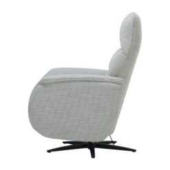Caleri White Fabric Power Recliner Chair -Housing Units Furniture Store 6c572980a569eb4de923dc4df7dd22f9