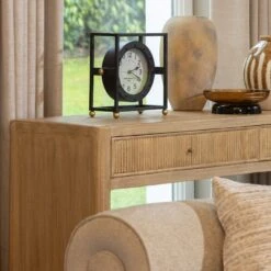 Linea 2 Drawer Elm Wood Console Table -Housing Units Furniture Store 6d467976a30a3a03e1f6cd7917a9f7c2