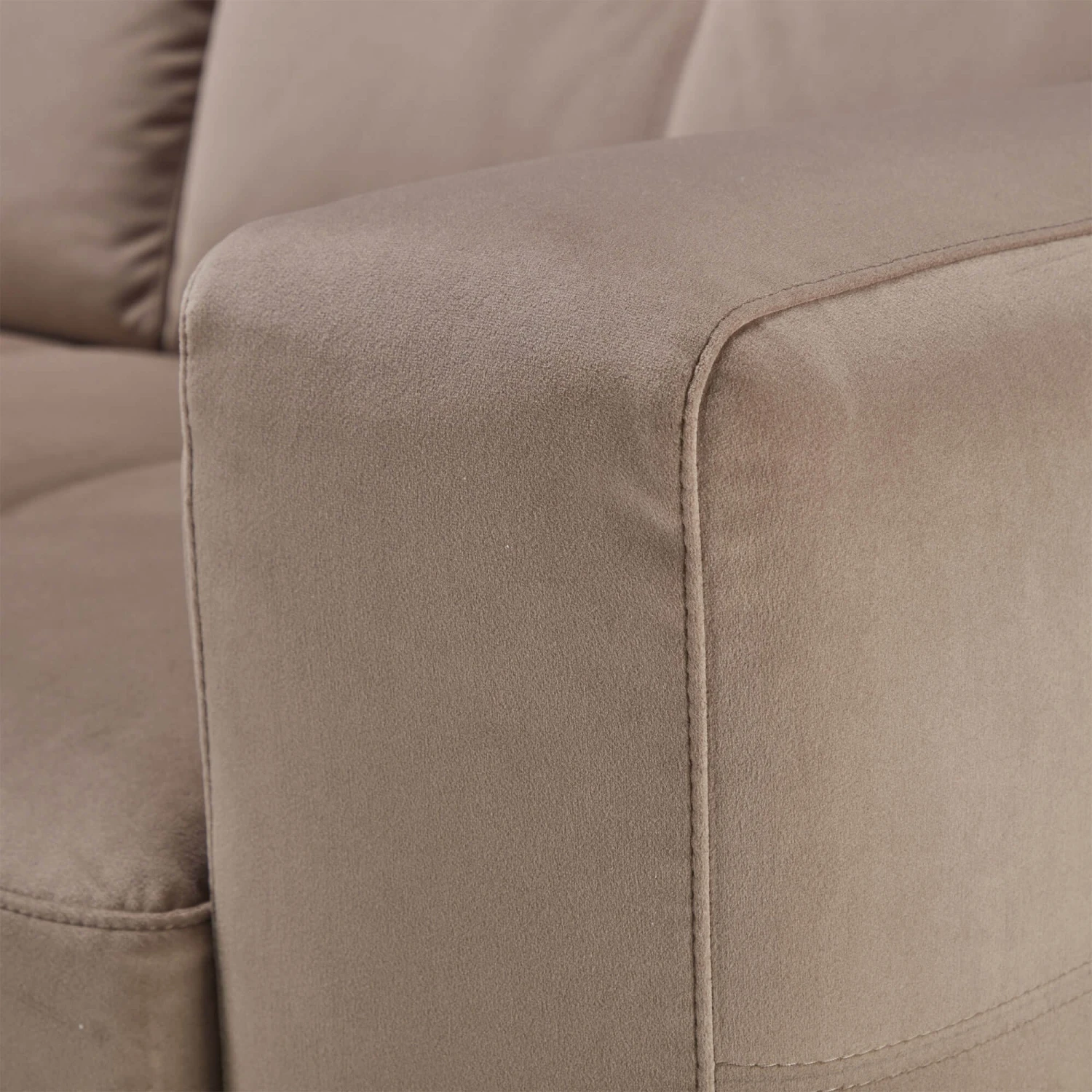 Natuzzi Editions Toledo Beige Fabric 3 Seater Sofa 6 Natuzzi Editions Toledo Beige Fabric 3 Seater Sofa - Image 6