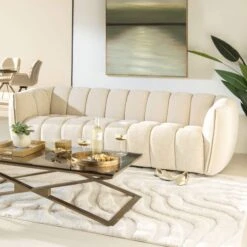 Claudia Cream Fabric 3 Seater Sofa -Housing Units Furniture Store 6d9b2f383babb1a23a6994621d578bd5
