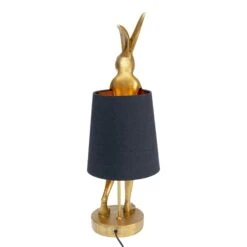 Gold Modest Rabbit 68cm Table Lamp With Black Shade -Housing Units Furniture Store 6da2e77831f41b12e23159ed942a2f07 1