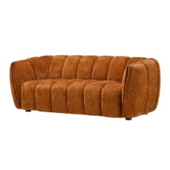 Claudia Rust Orange Fabric Loveseat -Housing Units Furniture Store 6e9ff1c8fabda5cede4cf0758af4890f