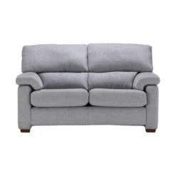 Houston Grey Fabric 2 Seater Sofa