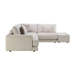 Naxos Large Tyne Natural Fabric Open End Left Arm Corner Group With Rectangular Table -Housing Units Furniture Store 6ee89302ea5c86553cff07a47302dfe1