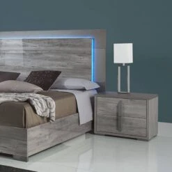 Eliana High Gloss 2 Drawer Bedside Chest -Housing Units Furniture Store 6eeb45562c2b033f647c0ef0c7c176e1