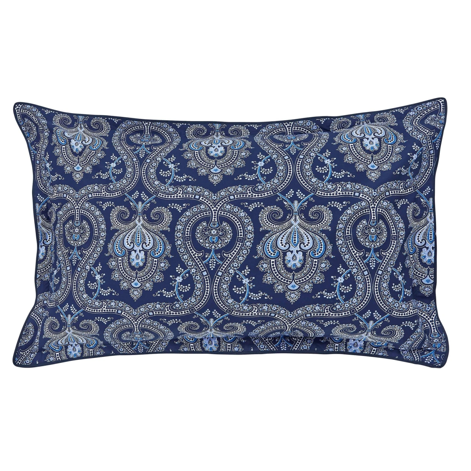 Bedeck Of Belfast Ellis 200 Thread Count Navy Single Duvet Set 2 Bedeck Of Belfast Ellis 200 Thread Count Navy Single Duvet Set - Image 2