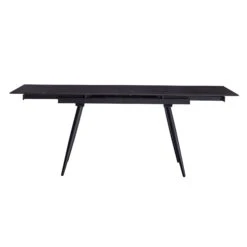Nero Black & Bronze Extending Sintered Stone Dining Table -Housing Units Furniture Store 70739062b2071757943eac51eab6fc00