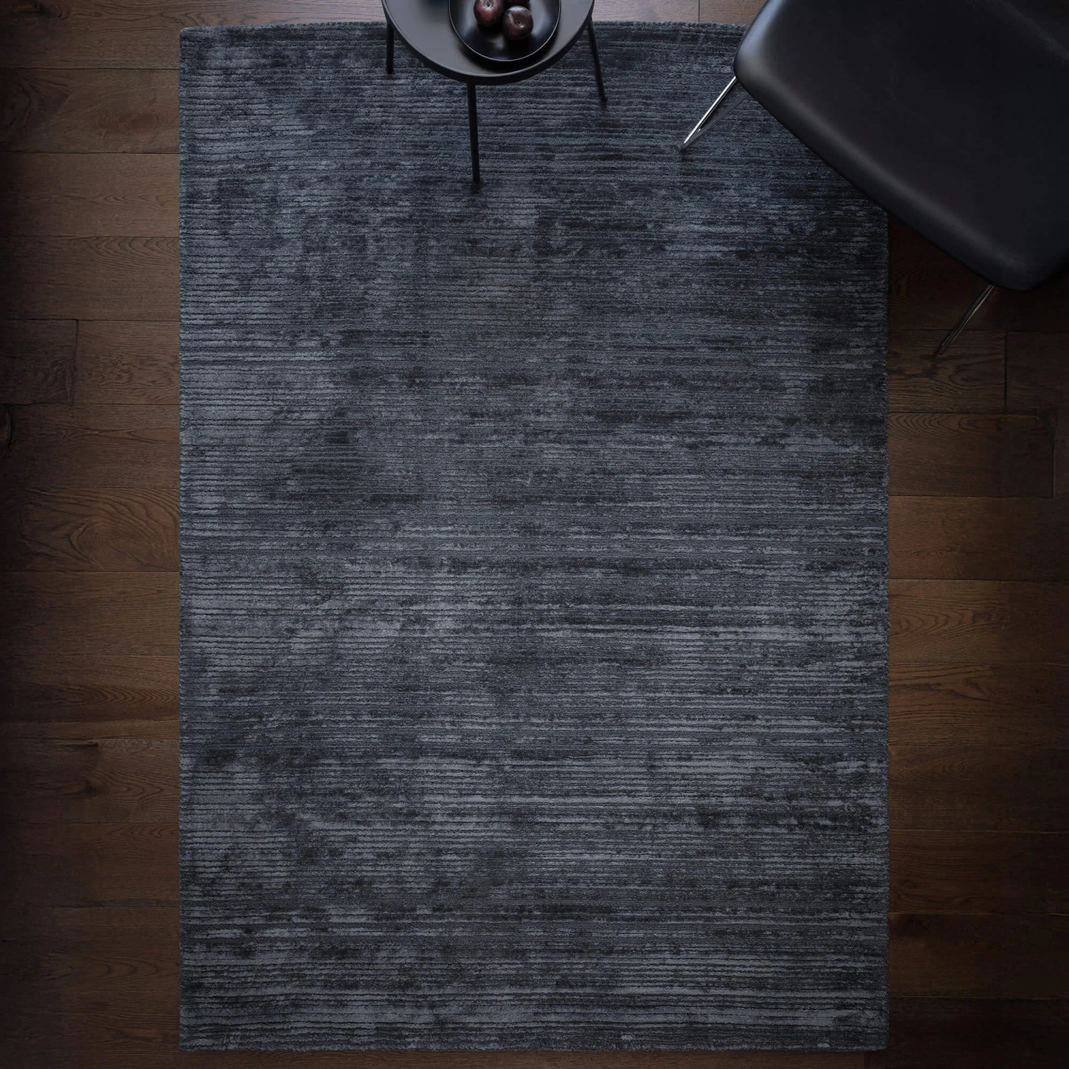 Henley Petrol Grey 120cm X 170cm Rug 1 Henley Petrol Grey 120cm X 170cm Rug