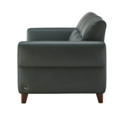 Stressless Fiona Batick Thyme Dark Green Leather 3 Seater Sofa -Housing Units Furniture Store 7232a6fbb927a4b432a4dccda83a9f64
