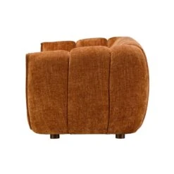 Claudia Rust Orange Fabric Loveseat -Housing Units Furniture Store 731a14d68fdb907c61914eba6fbc8f9c