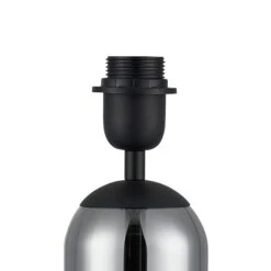 Ariah Satin Black & Smoke Fade Glass Tubular Table Lamp Base -Housing Units Furniture Store 747f2dfb53a5055be863cdfc4bf7dd42