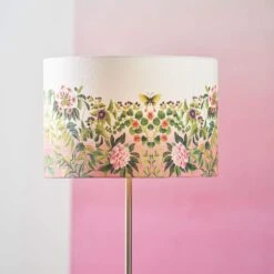 Designers Guild Ikebana Fuchsia Pink 16 Inch Drum Shade