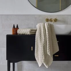 Christy Trellis Oak Bath Sheet