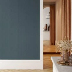 Silk Cascade Navy Wallpaper -Housing Units Furniture Store 74f674cc86b3fd90c6768b6e211e4d84