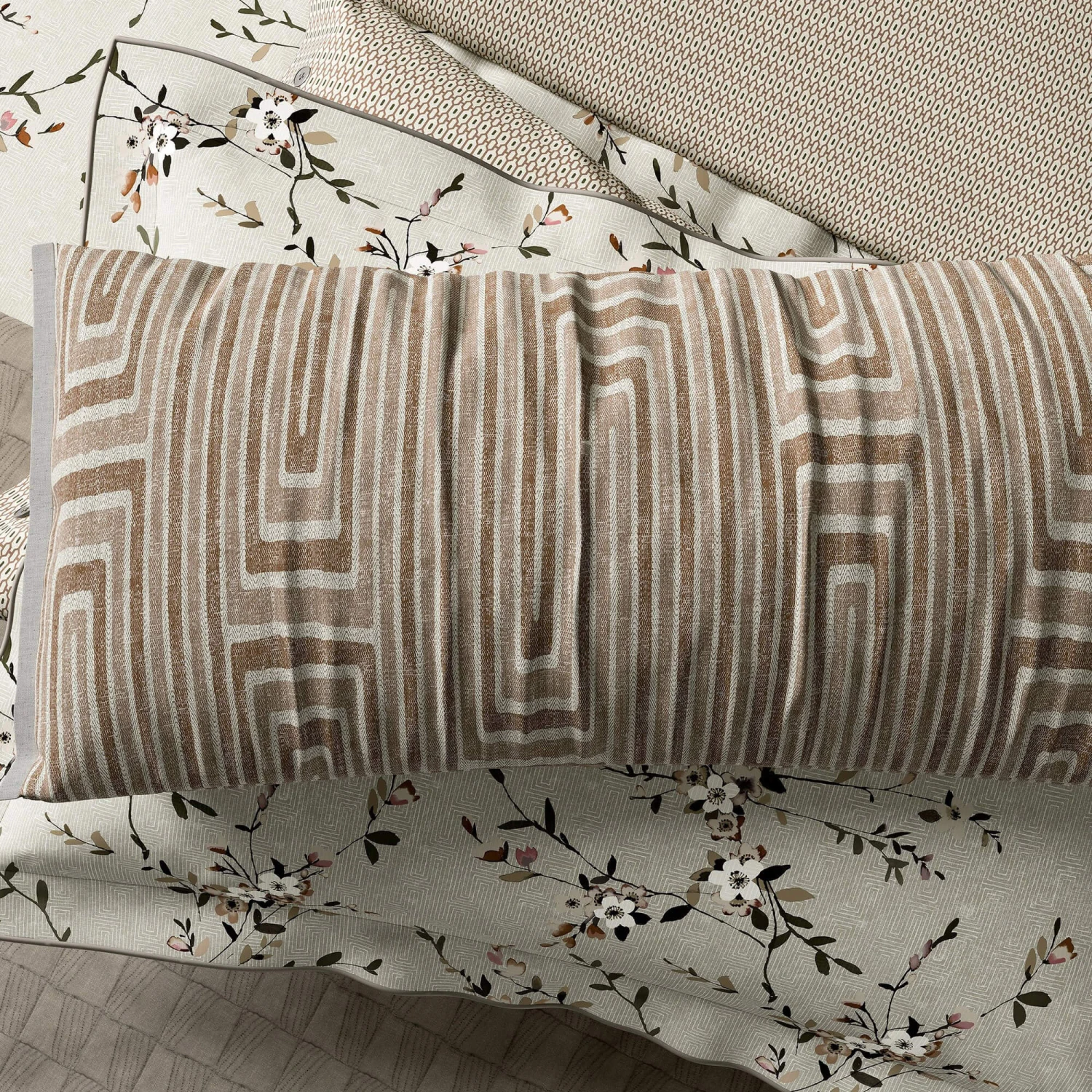 Bedeck Of Belfast Rana Warm Grey Feather Filled Cushion 1 Bedeck Of Belfast Rana Warm Grey Feather Filled Cushion