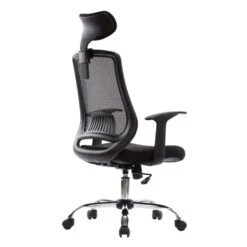 Flint Black Mesh Gas Lift Office Chair -Housing Units Furniture Store 75ae2454bf6ba170ad7afc8e413fcf23