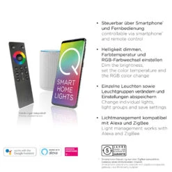 Oeil Anthracite RGB Smart Home Wall Light -Housing Units Furniture Store 75c52ecc42cd816cbb135c3ee13461a7 1