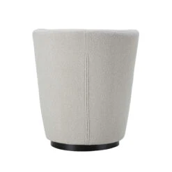 Matilde Ivory Boucle Fabric Swivel Chair -Housing Units Furniture Store 75d24c7699cef5943d505340ed67e0c4