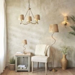 Wriggle Aged Brass Wall Lamp With Raffia Shade 13 Wriggle Aged Brass Wall Lamp With Raffia Shade -Housing Units Furniture Store 7657c5285a0072961d3ea708a3820c12