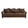 Tetrad Gatsby Deep Brown Fabric 4 Seater Grand Sofa