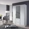 Maestro Alpine White Hinged Door Wardrobe