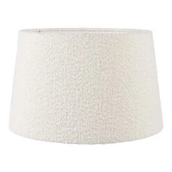 Boucle White Cylinder 35cm Shade