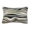 Zara Coffee Wave Boucle Rectangular Cushion