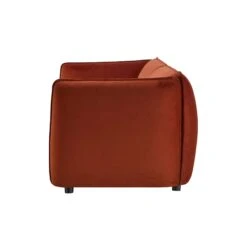 Glass House Thorne Rust Orange Fabric 3 Seater Sofa -Housing Units Furniture Store 78b9465ce94950b1e4cfb6bad0830541