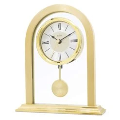 Colney Gold Pendulum Table Clock