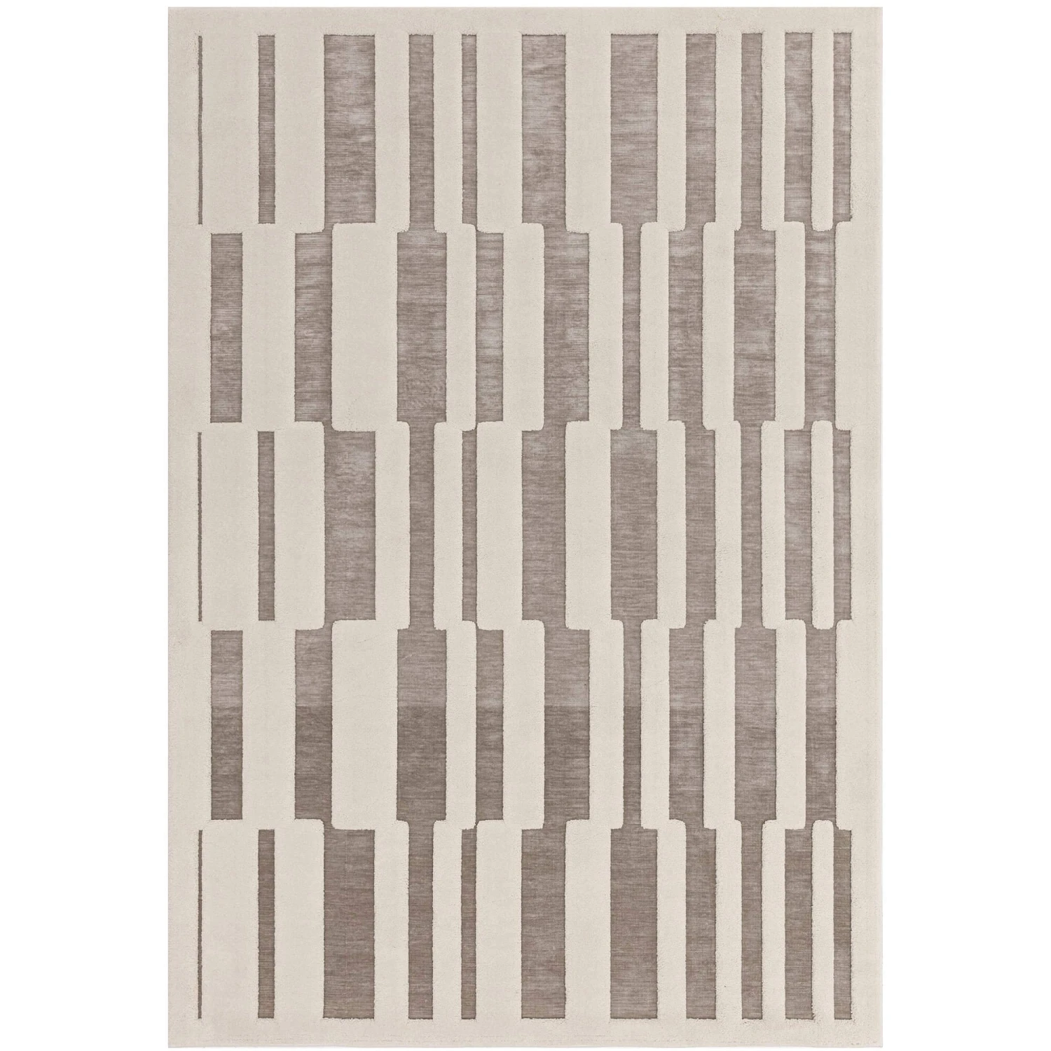 Valley Natural 200x290 Ivory Tile Rug 2 Valley Natural 200x290 Ivory Tile Rug - Image 2