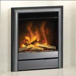 Pryzm Black Nickel Chollerton Electric Inset Fire