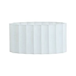 Sculpted Linen Cream Oval Straight Slim 38cm Shade