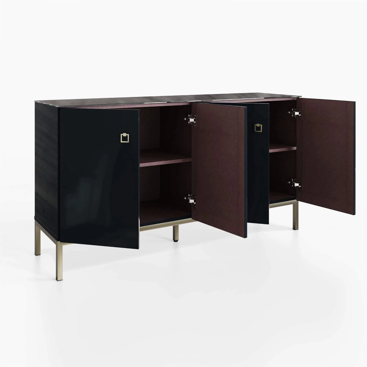 Frank Olsen Lyra Midnight Black Large Sideboard 3 Frank Olsen Lyra Midnight Black Large Sideboard - Image 3