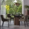 Annika 120cm Dining Table And 4 Toby Olive Dining Chairs