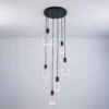 Aura Black 6 Light Pendant Light Collection