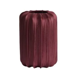 Chiffon Burgundy Cylinder 20cm Shade