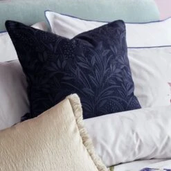 Laura Ashley Barley Embossed Midnight Eyelet Curtain Collection -Housing Units Furniture Store 7db5f7fc13c0b2d43cf294a455640d64