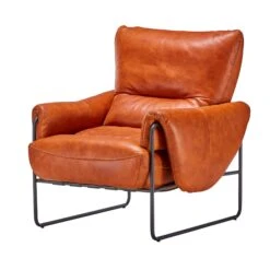 Bronx Tan Brown Leather Lounge Chair -Housing Units Furniture Store 7e794ccbc1be0861a52460211ef51648