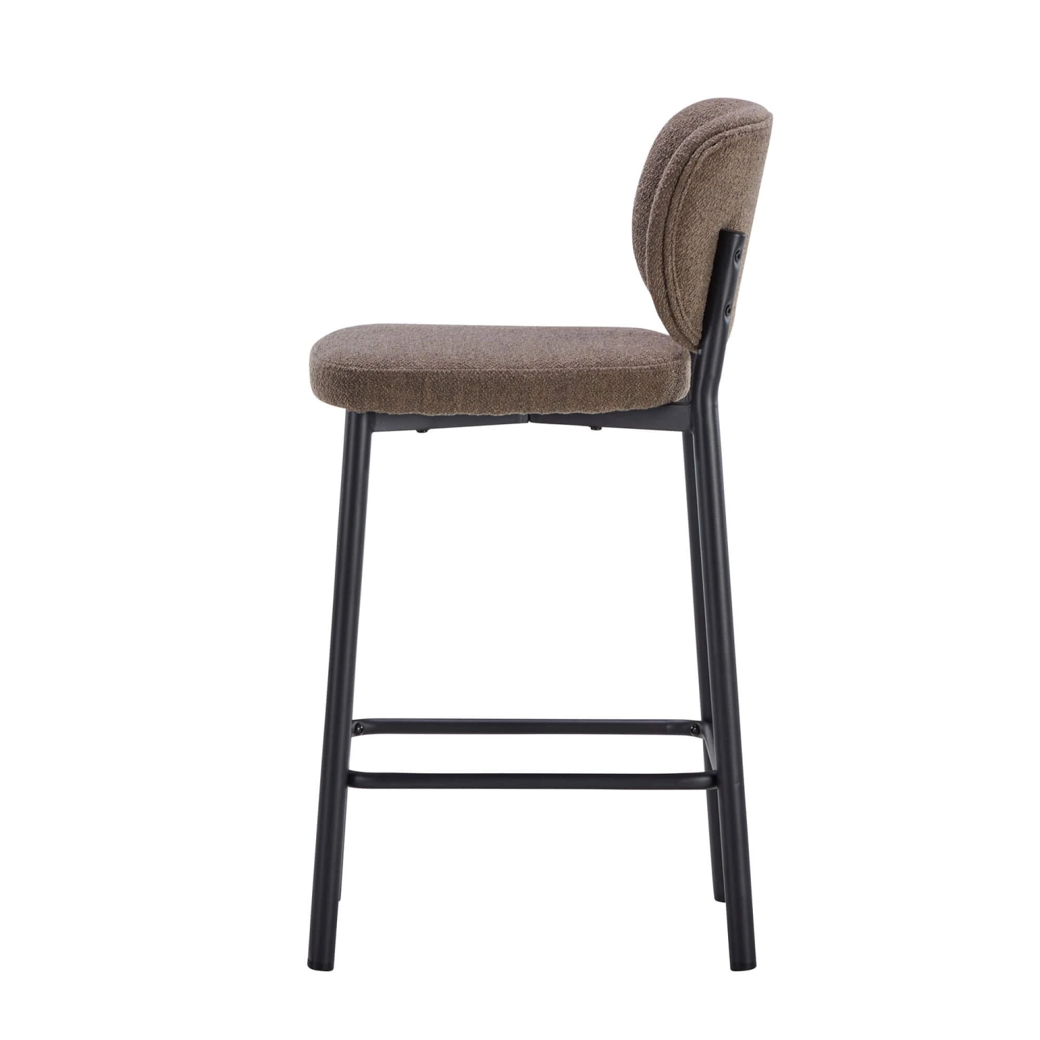 Sofia Brown Boucle Counter Bar Stool 4 Sofia Brown Boucle Counter Bar Stool - Image 4