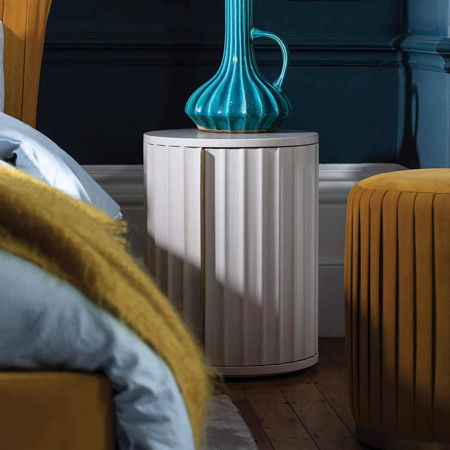 Lisette Ivory Right Bedside Table 3 Lisette Ivory Right Bedside Table - Image 3