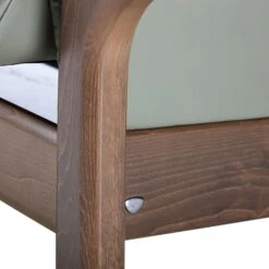 Stressless Windsor High-Back 3 Seater Recliner Sofa In Paloma Shadow Green & Walnut -Housing Units Furniture Store 7fff934d95bb211496f1fbbd7abab875