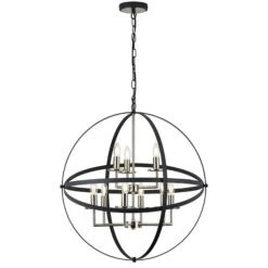 Dario Anthracite & Nickel 9 Light Pendant 7 Dario Anthracite & Nickel 9 Light Pendant -Housing Units Furniture Store 80dcb4a394c0e794acc91699c4a7e919 1