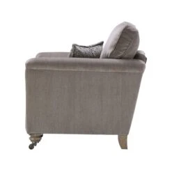 Donna Grey Fabric Armchair -Housing Units Furniture Store 81bc00c9aea8e092e6d9f8b629beb6ca