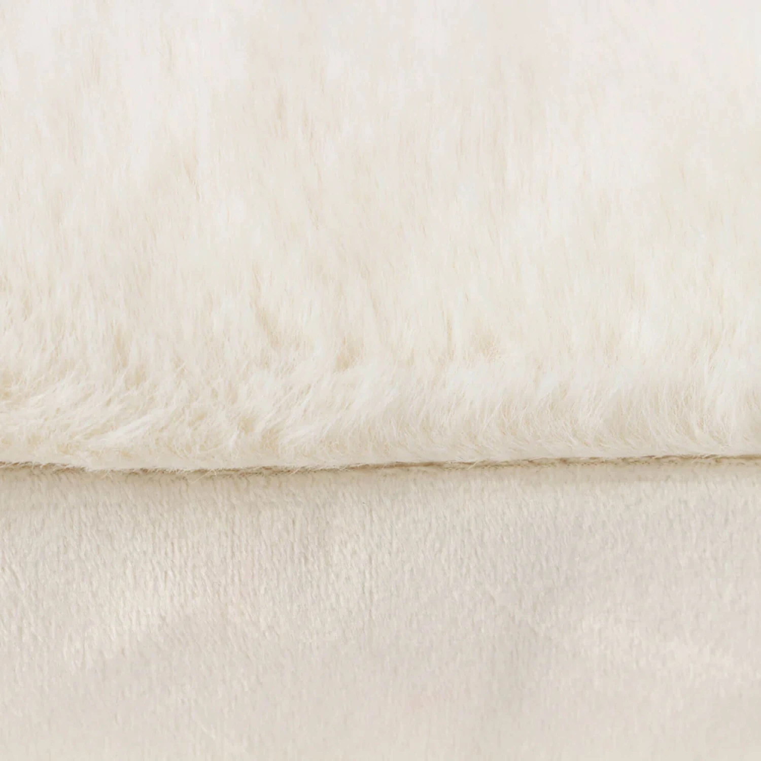 Stanza Ecru Faux Fur Cushion 5 Stanza Ecru Faux Fur Cushion - Image 5