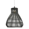 Osaka Grey Bamboo Pendant Shade