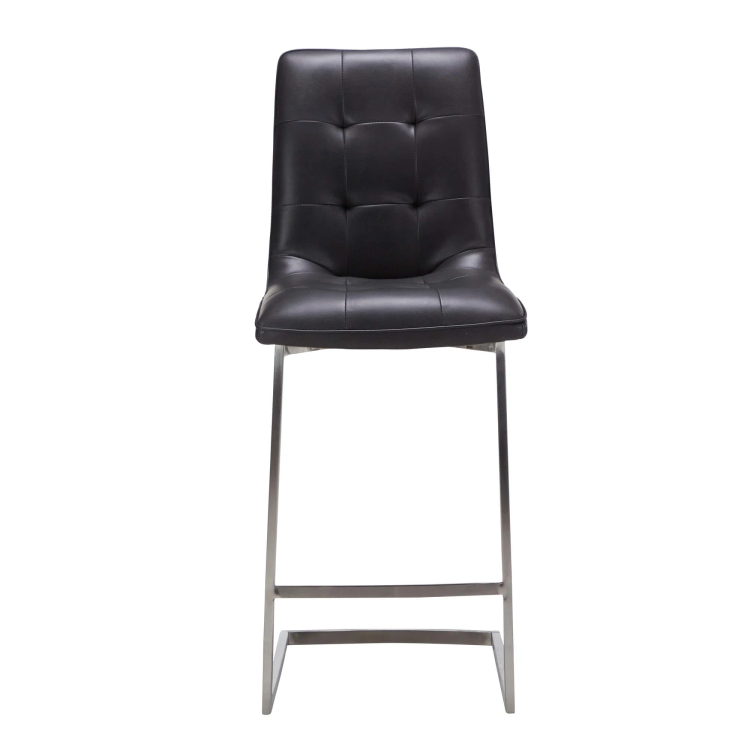 Aventi Antique Black Faux Leather Counter Bar Stool 2 Aventi Antique Black Faux Leather Counter Bar Stool - Image 2
