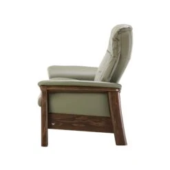Stressless Buckingham 2 Seater Recliner Sofa In Paloma Shadow Green & Walnut -Housing Units Furniture Store 84857b30acb12e9d7916d7e5c3dfbca0