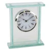 Glass Bezel Mantel Clock