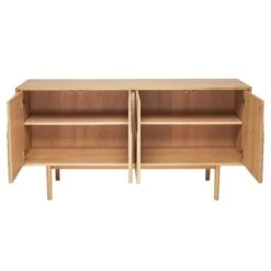 Ercol Amalfi Natural Oak 4 Door Sideboard -Housing Units Furniture Store 860862682fd41784f09fc979b2e50d67
